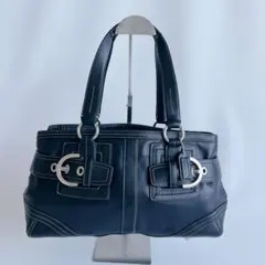 coach archive leather handbag soho y2k