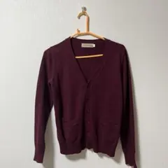 制服 カーディガン 赤