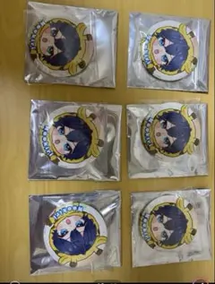 カラフルピーチ　缶バッチ　なおきりさん　6個セット