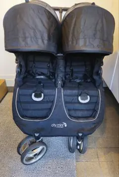 直接引取限定】GRACO デュオスポーツ 双子用ベビーカー レインカバー付
