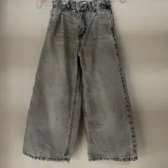 ZARA グレー ワイドパンツ サイズ8