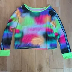 Zumba メッシュ長袖トップス マルチカラー S