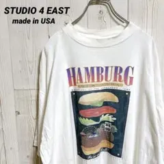 90s USA製 シングルステッチ HAMBURG Tシャツ XXLのサムネイル