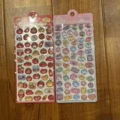 inamazy 3Dエンボスステッカー 2シートセット