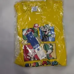 当時物・未開封】スーパーマリオワールド Tシャツ（ワッペンマリオ