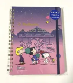 【プラザ限定】スヌーピー　ロルバーンポケット付メモＬ　ピンク