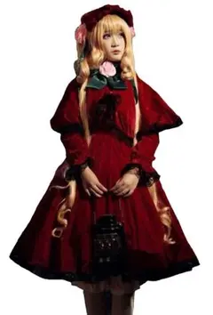 ローゼンメイデン 真紅 コスプレ衣装 Lサイズ ベルベット - メルカリ