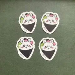 モモンガ　フレークシール4枚