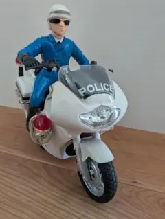 白バイ 警察官 フィギュア付き ミニカー トイコー 警察官フィギュア付き 白バイ ミニカー 送料込み - メルカリ