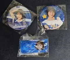 横浜DeNAベイスターズ diana Reiさん缶バッジと新バッジのサムネイル