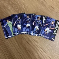 日本代表 サッカートレーディングカードセット