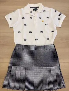 PEARLY GATES ポロシャツとスカートセット定価合計48400円 - メルカリ