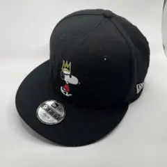 NEW ERA PEANUTS スヌーピー キャップ 黒