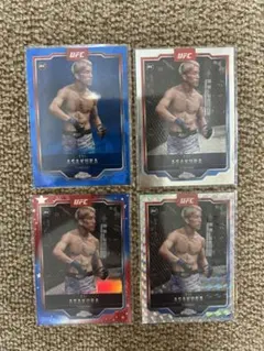2025 Topps Chrome UFC 朝倉海　4枚セット　RC