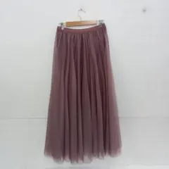 値下◎1.23◎S973P◎フィフス◎フレアスカート◎チュール◎M