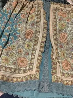 axes アクシーズ　フラワープリント フレアスカート Mサイズ