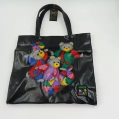 【新品】FEILER フェイラー トートバッグ カラフルクマ刺繍 PVC日本製