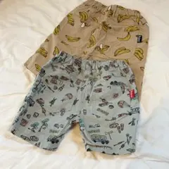 ハーフパンツ（80.90）2枚セット