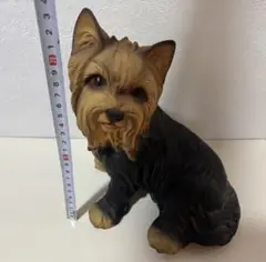 犬　置物 ヨークシャーテリア　ドマン　陶器