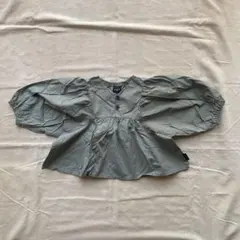 ⌇USED⌇manina バースデイ 80 バルーンスリーブ ブラウス