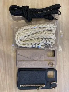 iPhone11proスマホケースとショルダーストラップセット