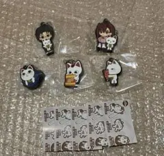 ダンダダン　ターボババア（招き猫）だらけ！　ラバーキーホルダー　5点セット