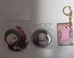 鬼滅の刃 ぎゅぎゅっと缶バッチ 竈門 禰豆子 大 小 ＆ おまけ プリクラ入れ