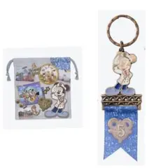 即日or翌日発送☆巾着セット☆キーチェーンセット☆東京ディズニーシー☆40周年
