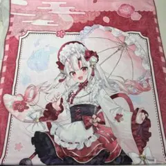 【珍品】　百鬼あやめ　ホロライブ　台湾 六福水樂園　フードタオル 珍品】 百鬼あやめ ホロライブ 台湾 六福水樂園 フードタオル