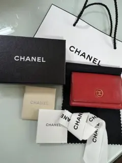 CHANEL シャネル カラボンライン 6連キーケース ココマーク - メルカリ