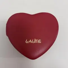 LALINE ハート型アクセサリーケース レッド