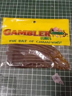 ギャンブラー　スリックワーム　4インチ　104本　レア　廃盤　ポパイ クリンクルカッツ ワーム 4