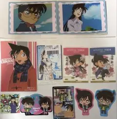 名探偵コナン サンデー文化祭　カード シール　 ブロマイド 毛利蘭　新一　コナン