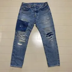 JACKSON MATISSE ダメージ加工 パッチワーク　デニム　サイズ32