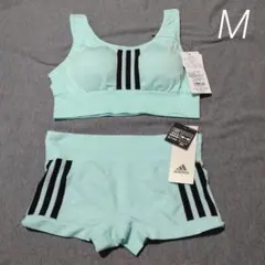 アディダス　М　ハーフトップ　ブラトップ　ショーツ　パンツ　セット　ヨガ