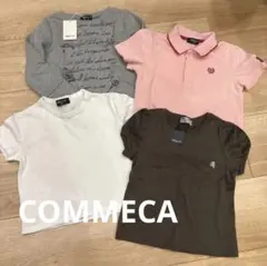新品commeca キッズ服 Tシャツ 4枚セット