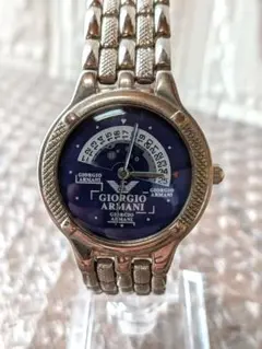 【新品電池】GIORGIO ARMANI レトログラード クォーツ 腕時計のサムネイル