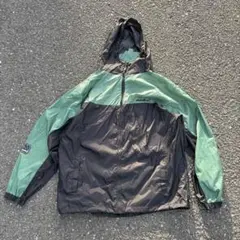 00s Eddie Bauer nylon two-tone jacket