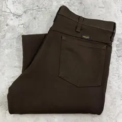 ラングラー　ランチャーパンツ　ボトムス　スラックス　古着　ブラウン　茶色　W34
