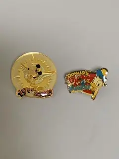 ディズニー　ピンバッジ　セット　ドナルド他
