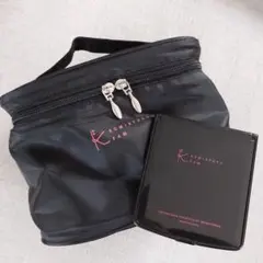 組曲ファム × ミスド　バニティポーチ　折り畳みミラー付き　２点セット