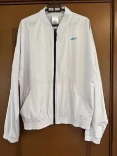 【美品】Reebok リーボック ジャケット ホワイト グレー