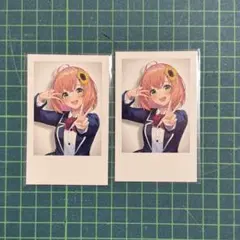 【FOCUS ON】ランダムチェキ風カード vol.1 本間ひまわり 2枚セット