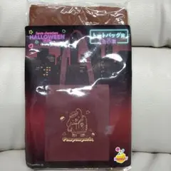 ハロウィンポムポムプリントートバッグ