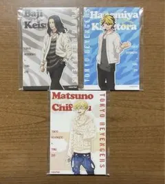 ⭕️ 東リベ 東武動物公園 ちびキャライラストスタンド付きポストカード 3点セット