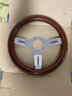 旧車にピッタリ 希少 新品 小径ステアリング 29 パイ ウッド 29cm 旧車