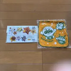 アンパンマン　ミニタオル　お気に入りケース