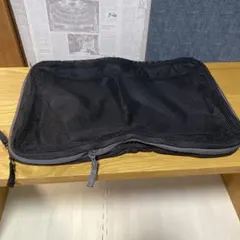 無印良品 　ポリエステル仕分けケース圧縮タイプ　ブラック　Mサイズ