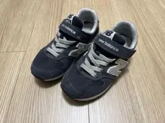 【17.5cm】newbalance996 ネイビー　YV996NV3