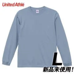 Tシャツ 長袖 5.6オンス リブ付【5011-01】L アシッドブルー